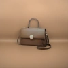 Brown genuine leather handbag, simple commuting single-shoulder bag for women, large-capacity tote bag Application Scenario